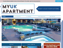 Tablet Screenshot of myukapartment.com